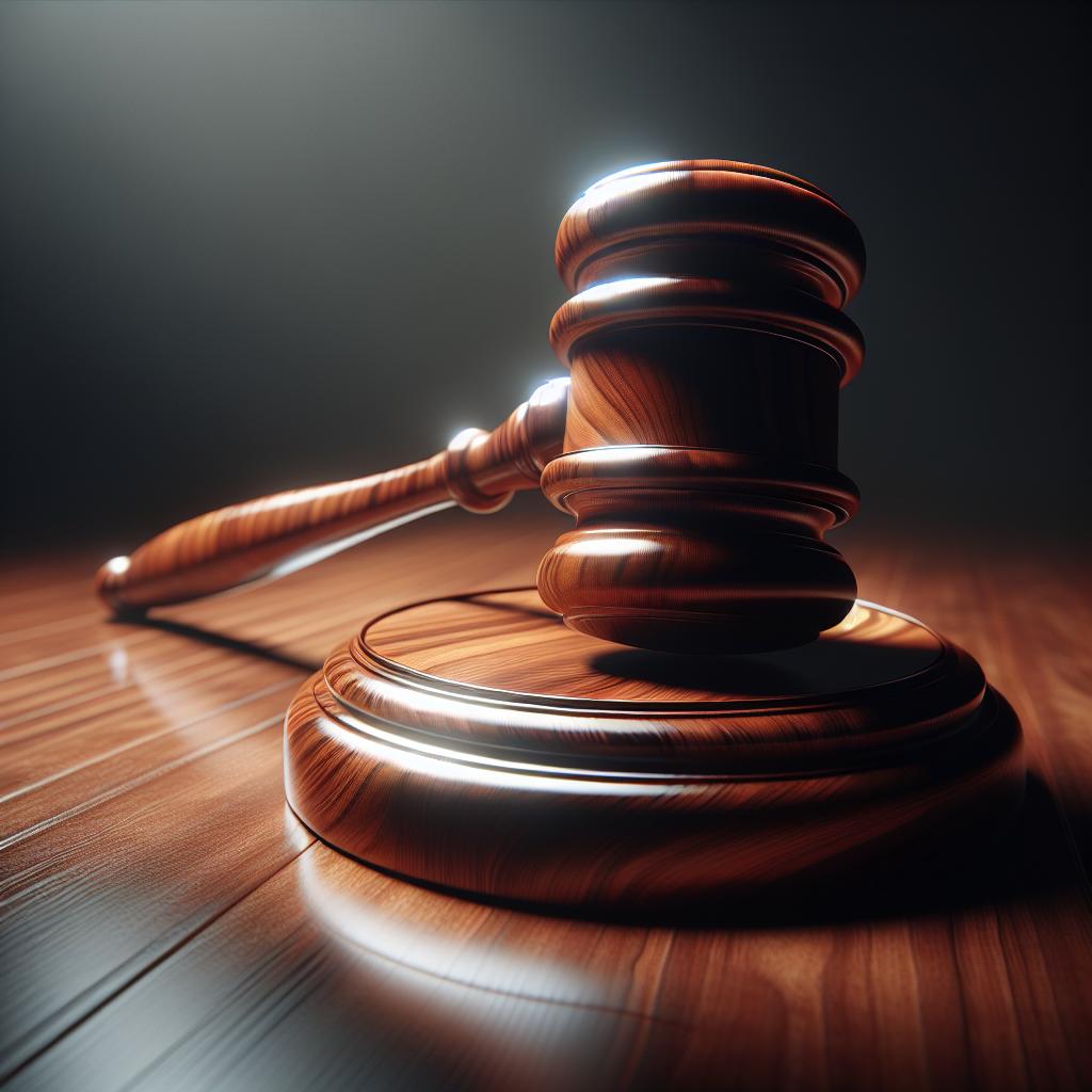 Legal Gavel Justice Illustration
