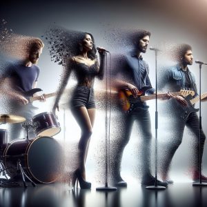 Band members fading away.