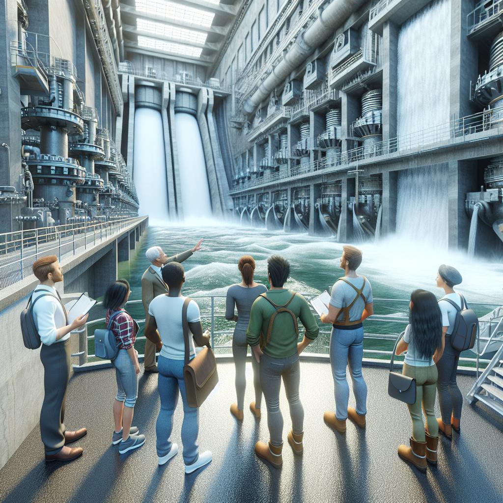 Hydropower facility tour