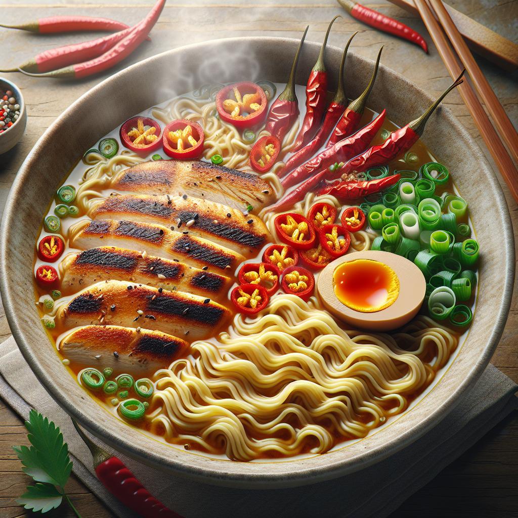 Hot Chicken Ramen Delight