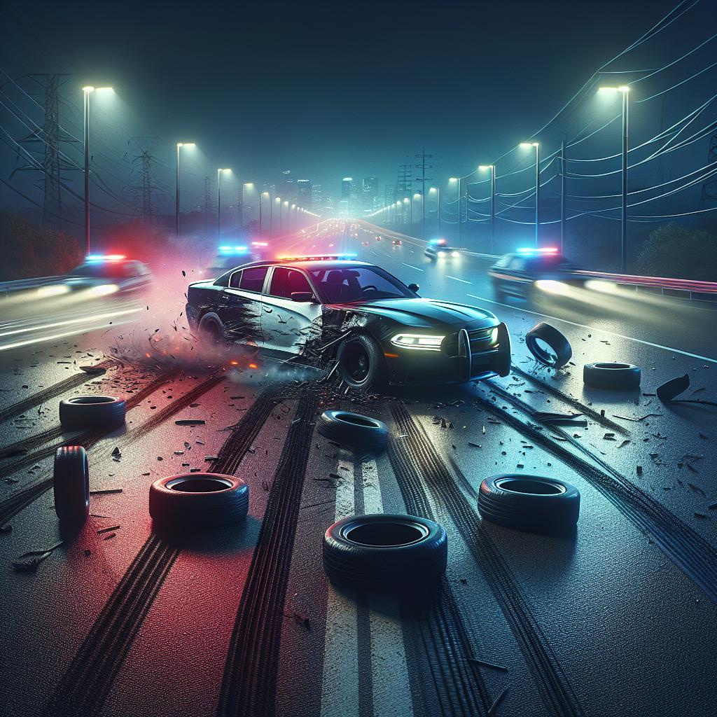 High-speed chase aftermath