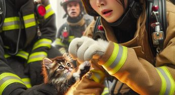 Firefighters Rescue Kitten from Storm Drain During Game Day in Knoxville