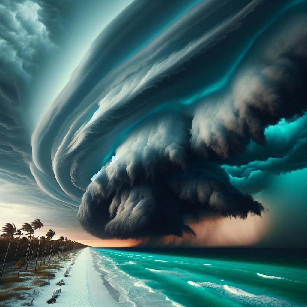 Storm approaching Gulf Coast