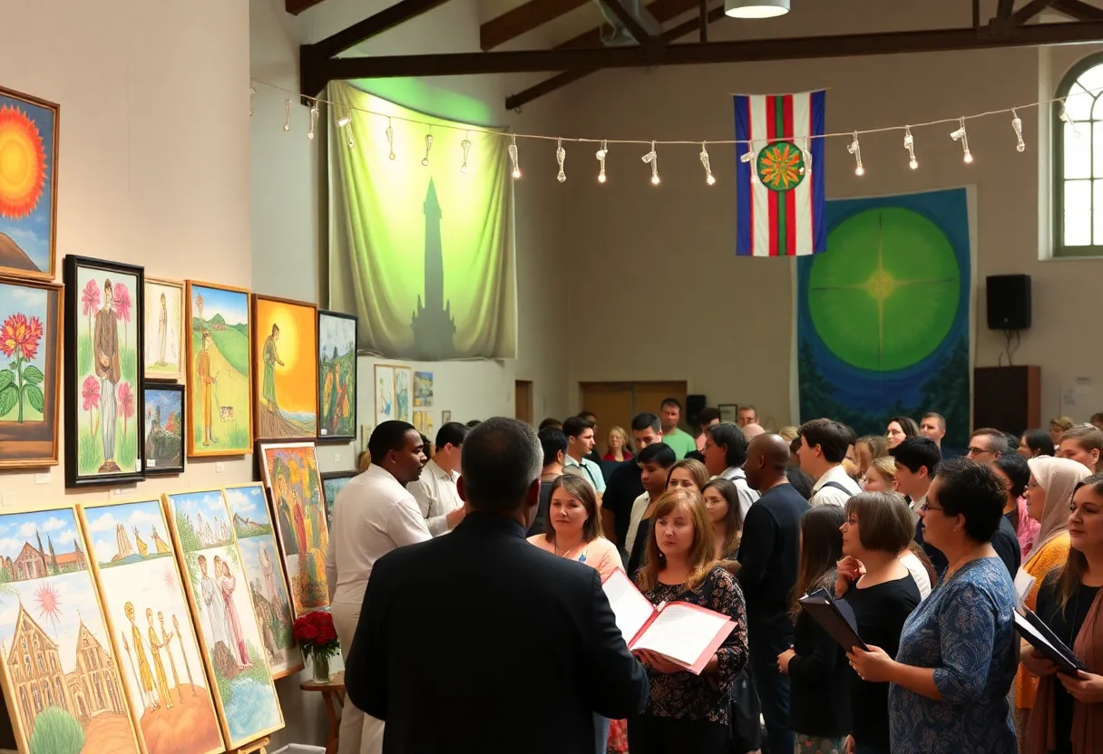 Community members participating in the King Week celebration in Knoxville.