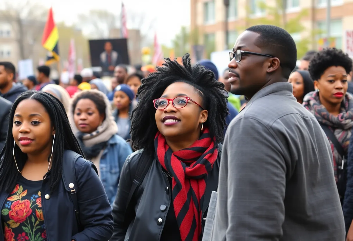 Community members celebrating King Week in Knoxville