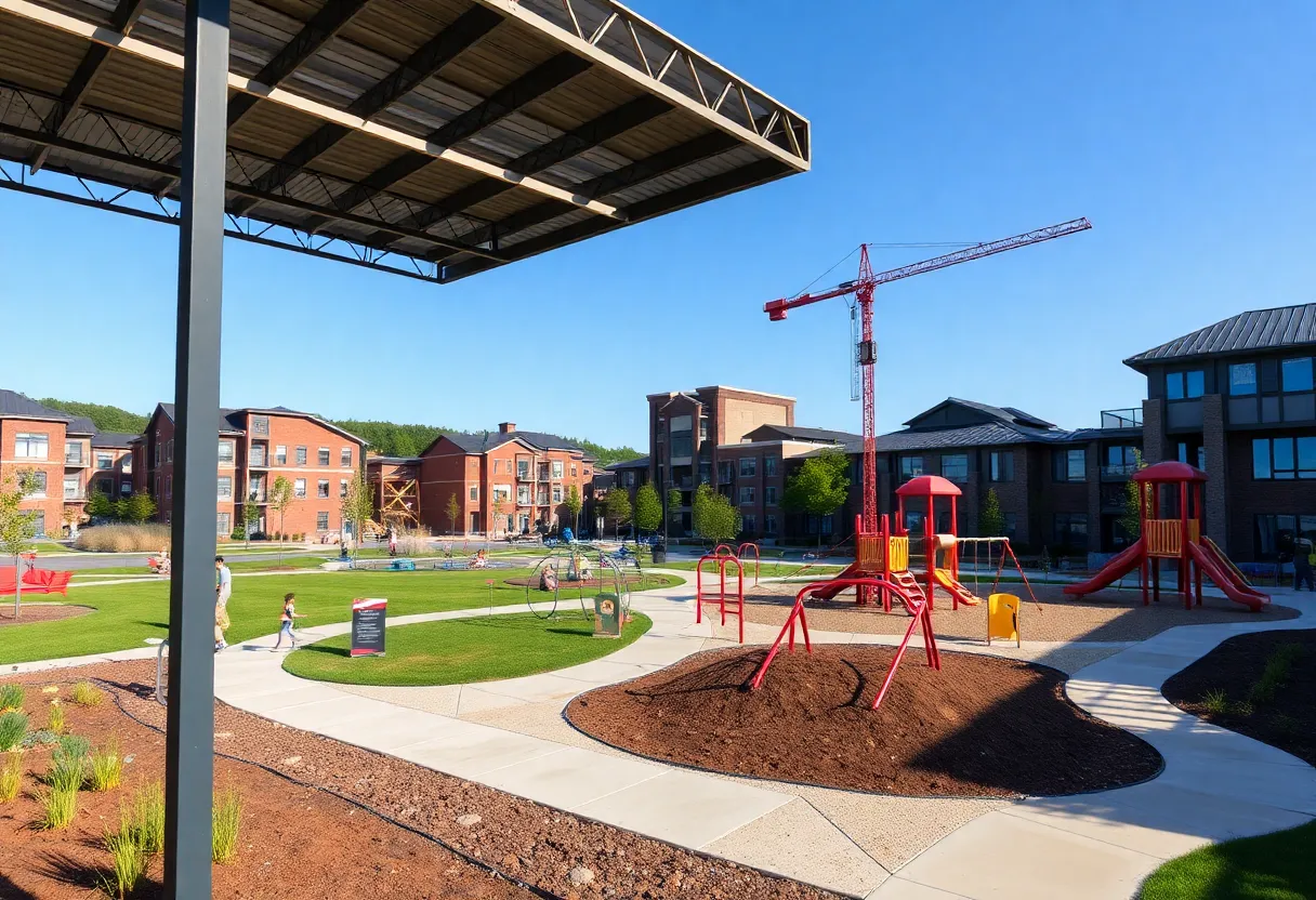 Rendering of the Knoxville Lonsdale Park development