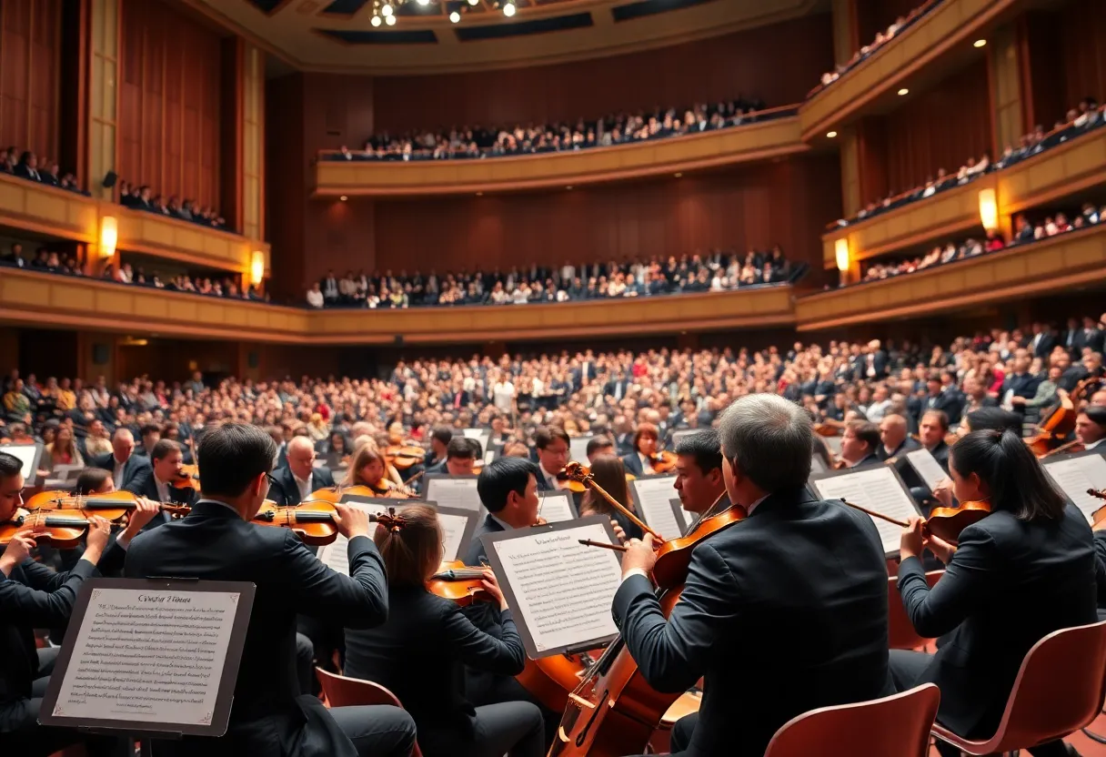 Audience enjoying a performance by the Knoxville Symphony Orchestra
