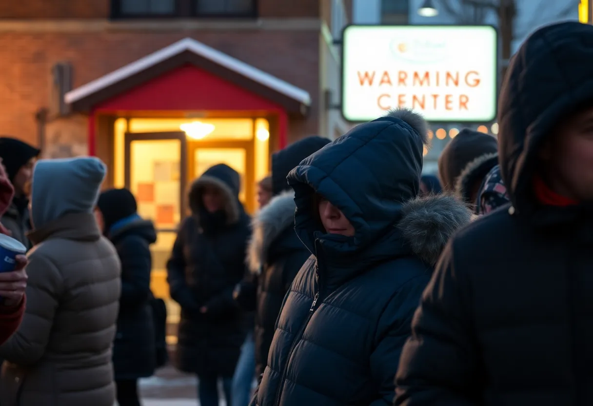 Knoxville residents finding shelter at a warming center during winter