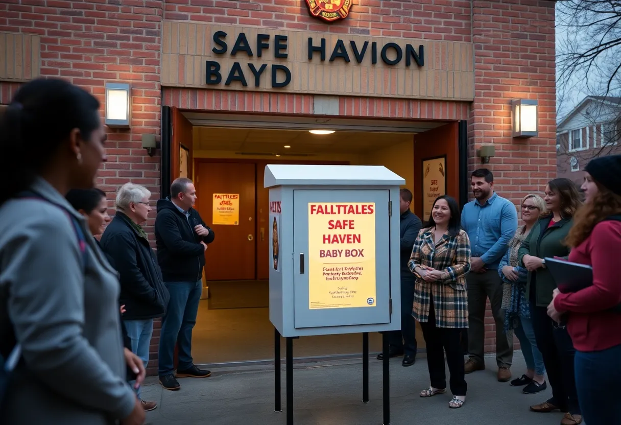 Safe Haven Baby Box at Loudon Fire Department
