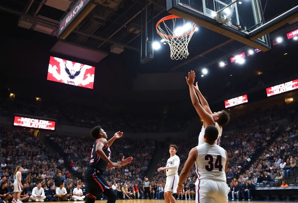 Tennessee Lady Vols competing against Oklahoma Sooners in a basketball game