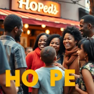 Community gathering at a Knoxville restaurant for kidney donation support