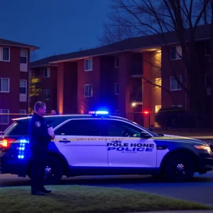 Police investigation at an apartment complex in Knoxville