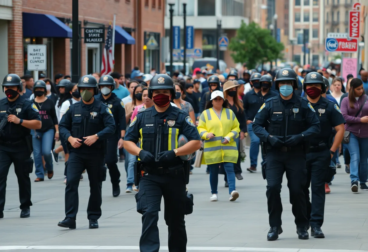 Community members in Knoxville responding to immigration enforcement