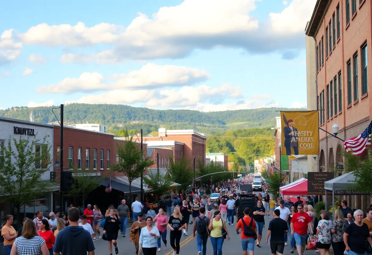 Colorful events and activities occurring in Knoxville TN