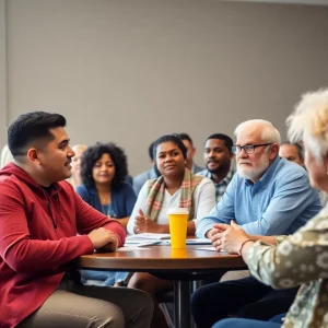 Community members engaging in housing discussion in Knoxville