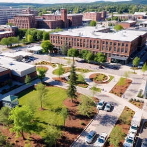 Conceptual image of revitalized McClung Warehouse site in Knoxville