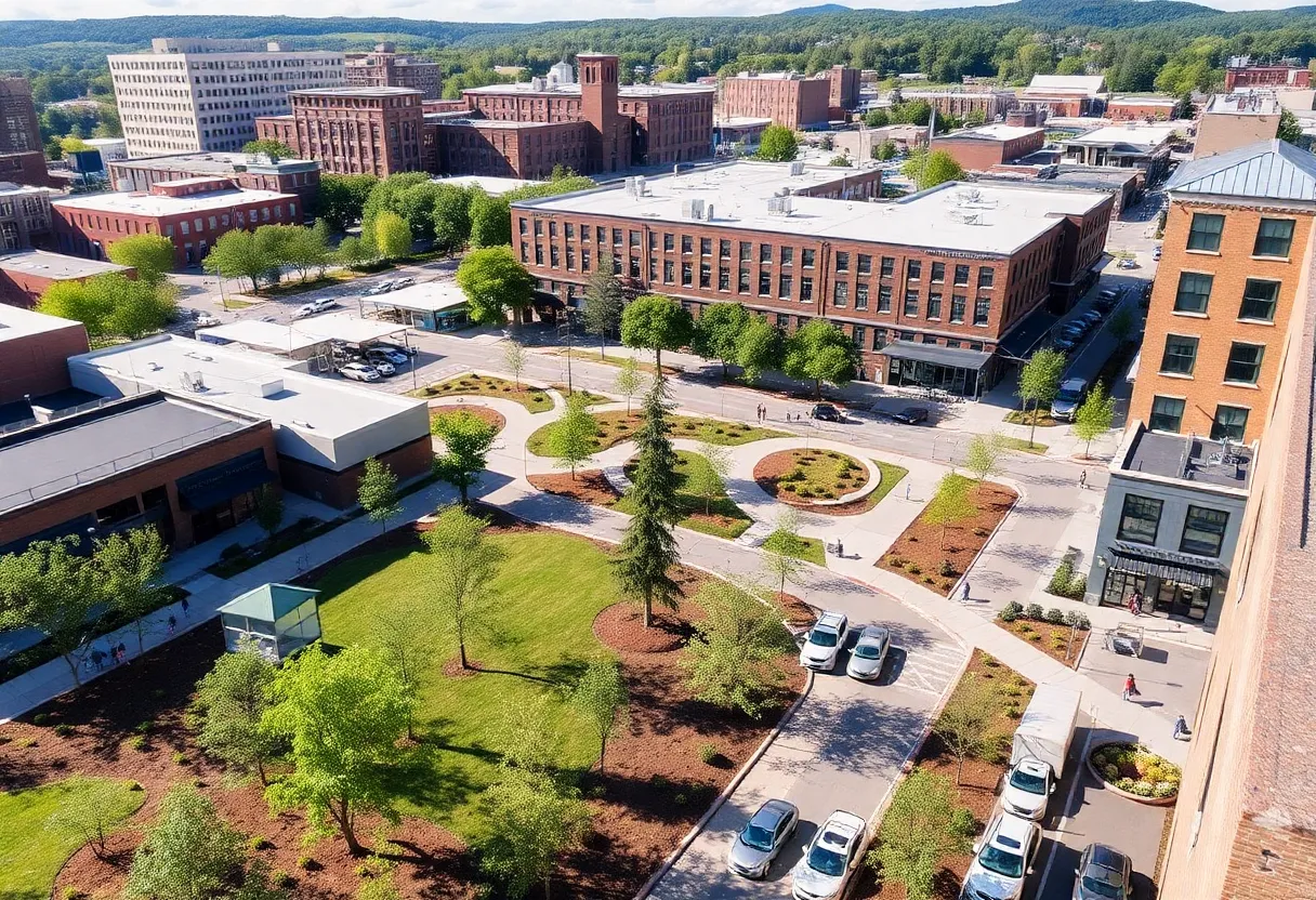 Conceptual image of revitalized McClung Warehouse site in Knoxville