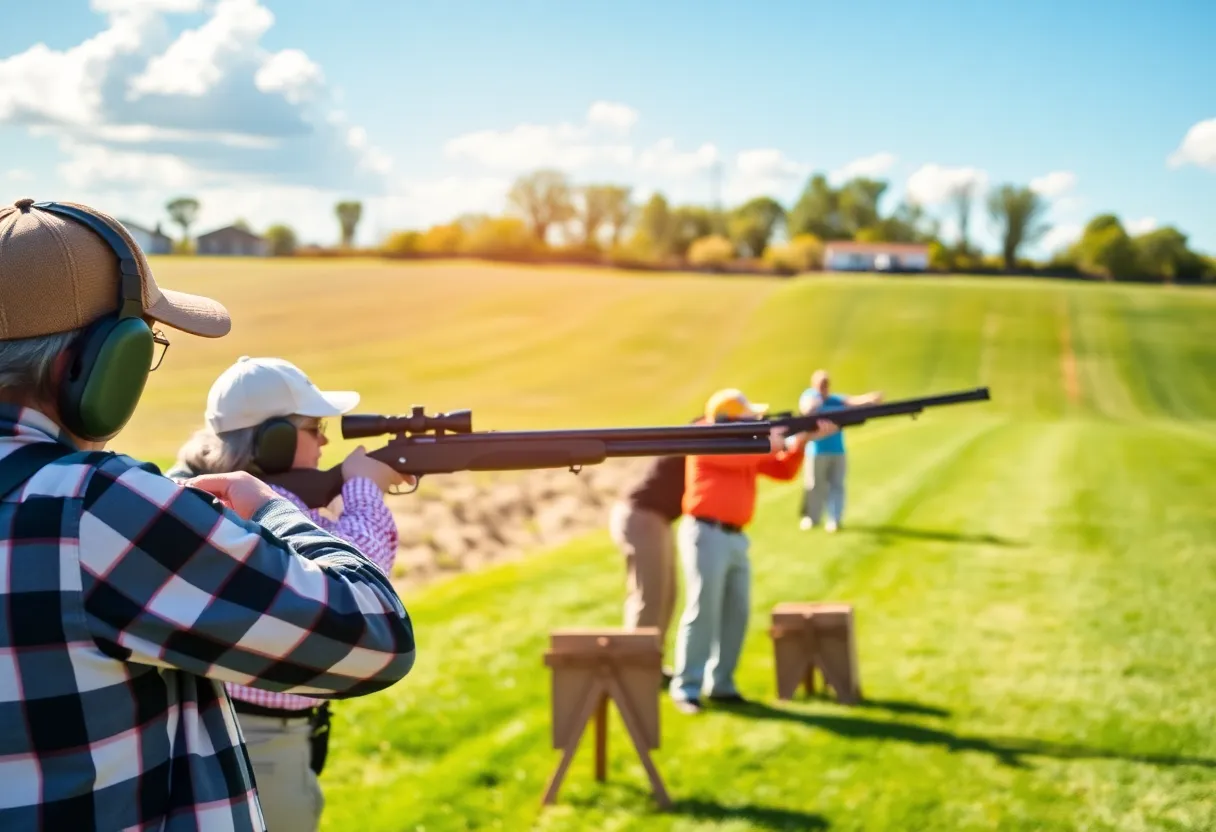 Teams participating in the Knoxville Sporting Clays Tournament at Iron Mountain Sporting Clays Facility