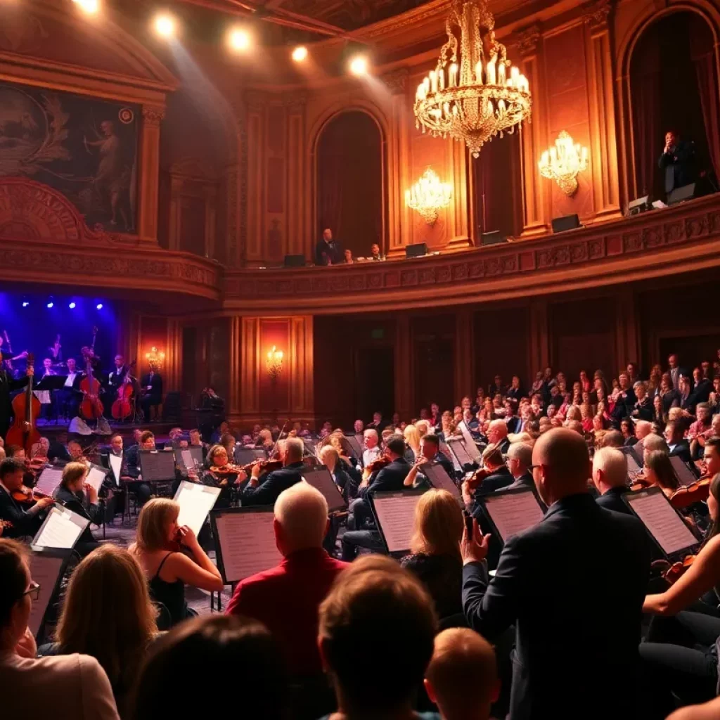 Knoxville Symphony Orchestra performing at Tennessee Theatre