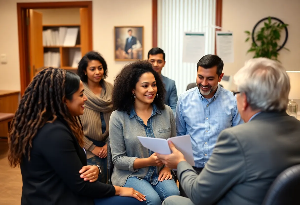People receiving legal consultations about immigration in Knoxville