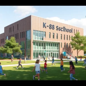Conceptual design of a new K-8 school building