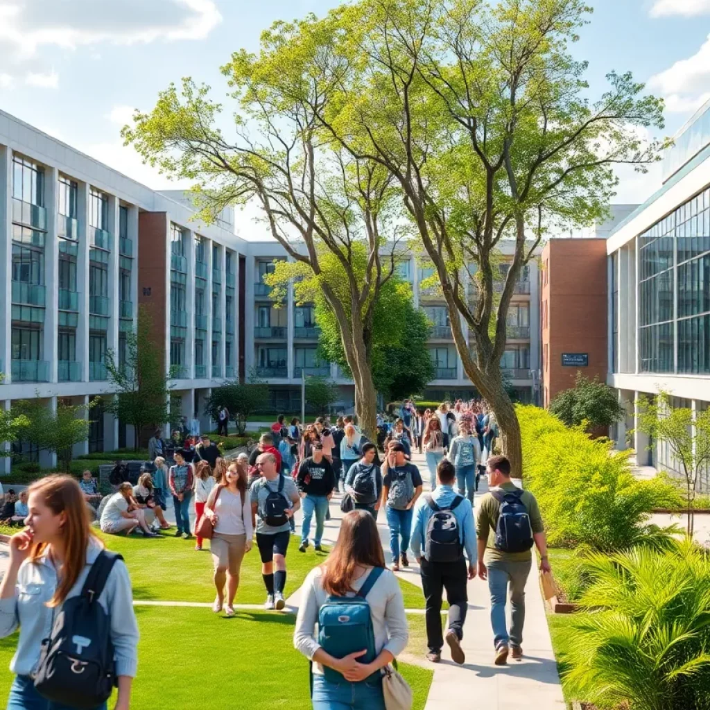 Campus scene at the University of Tennessee reflecting growth and student engagement.