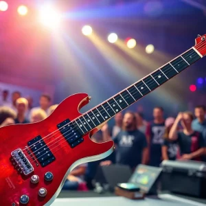3 Axis MIDI Guitar showcased at musical competition
