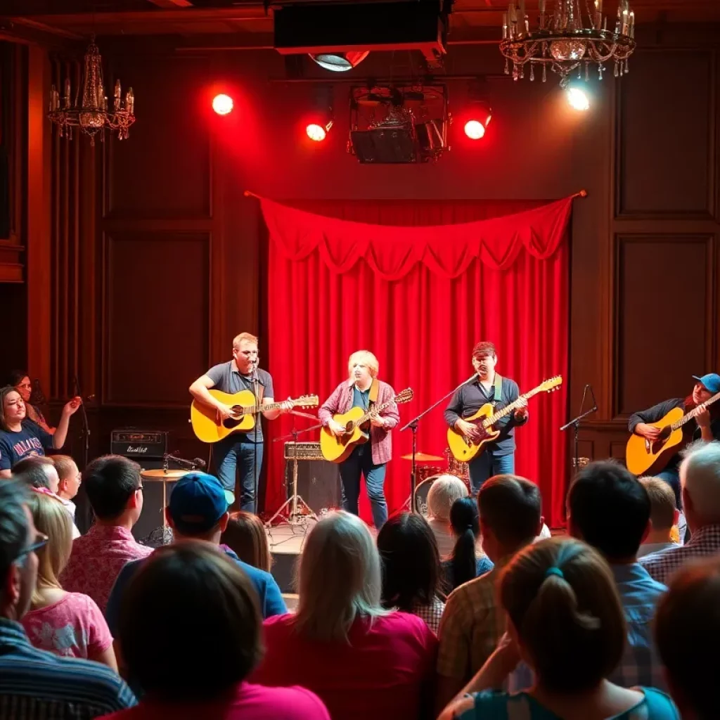 Chatham Rabbits performing at Laurel Theatre