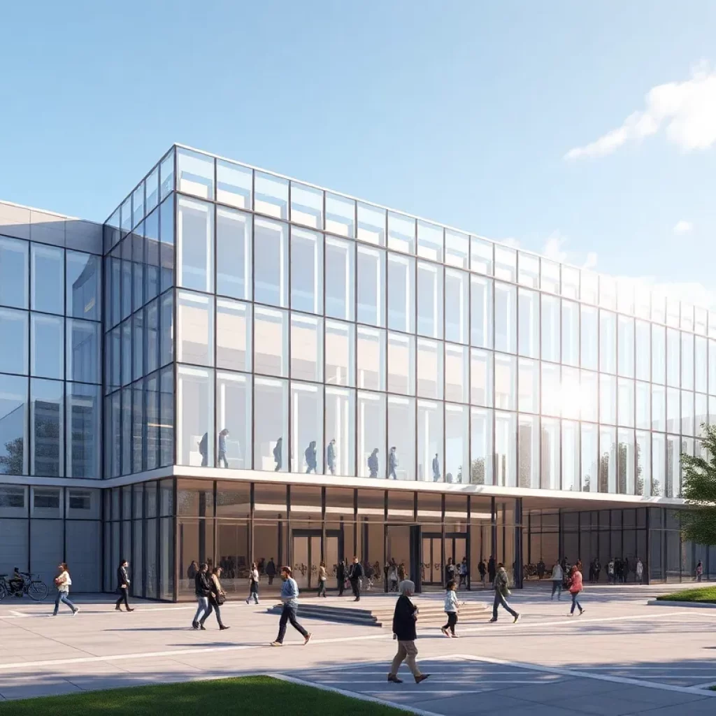 Architectural rendering of Knox Regional Health Science Center