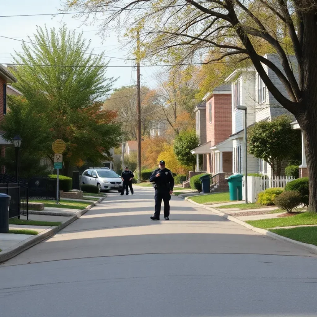 Knoxville neighborhood reflecting safety and police presence