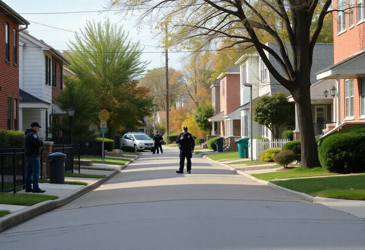 Knoxville neighborhood reflecting safety and police presence