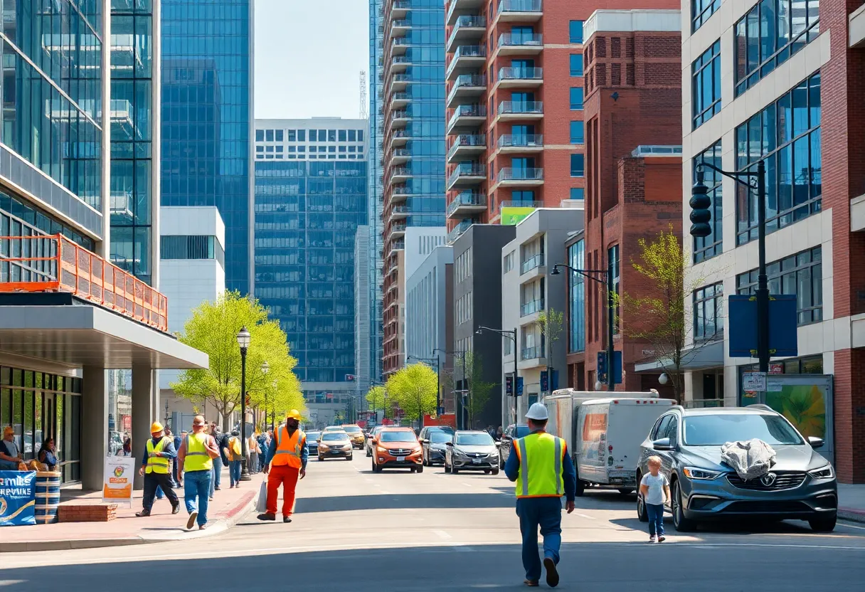Construction and development in Knoxville streets