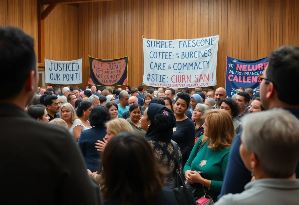 Diverse faith leaders gathered in Knoxville for community action.
