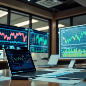 Business Promotion Article - Let Knxoville TN Know About Your Business or Organization Financial analysis office with charts showing market trends