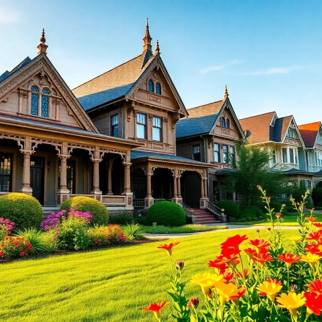 Stunning Gothic Revival architecture and lush gardens in Knoxville