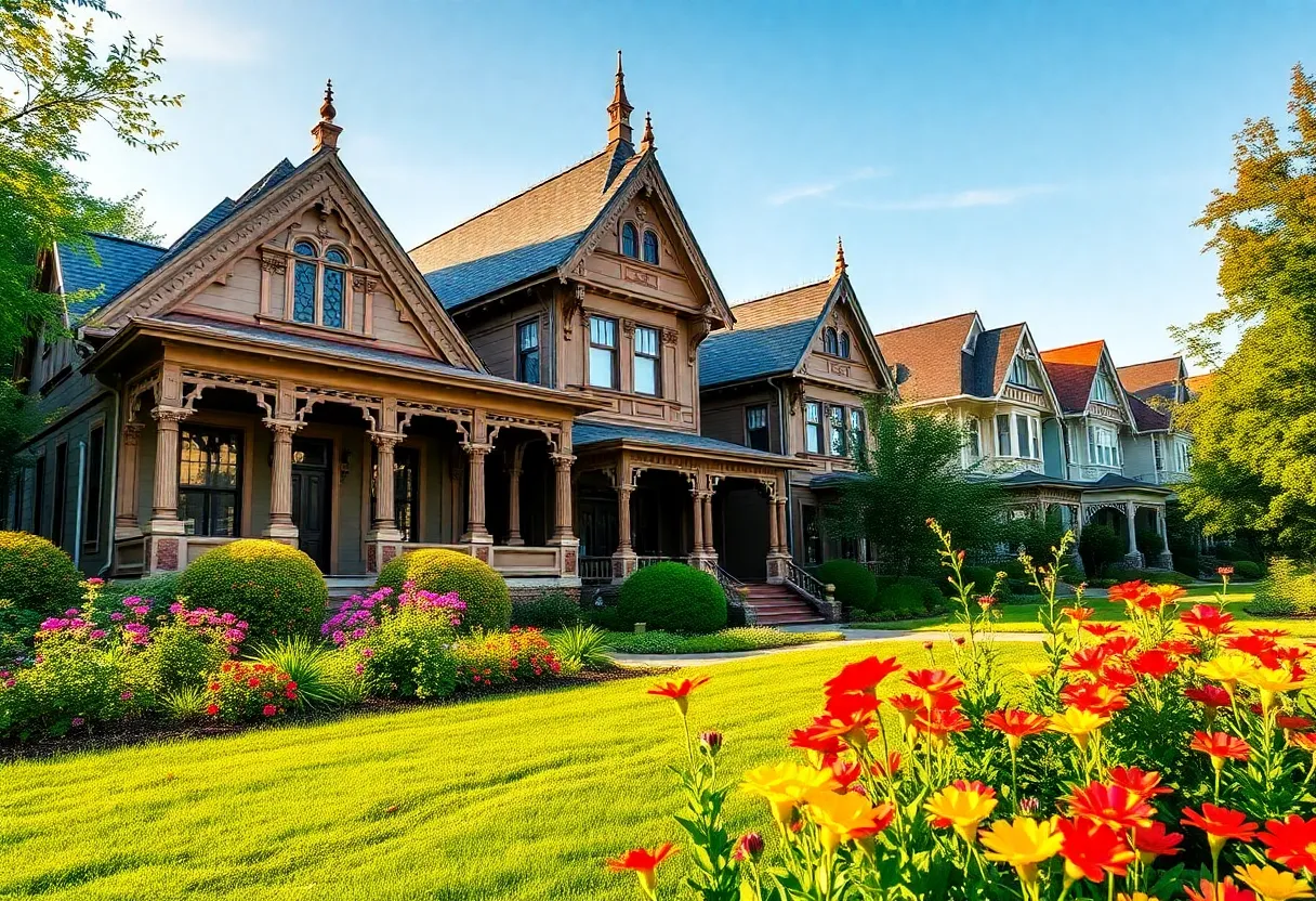 Stunning Gothic Revival architecture and lush gardens in Knoxville