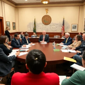 Commissioners in Knox County discussing community issues