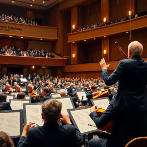 Orchestra performance of Beethoven's Ninth Symphony in Knoxville