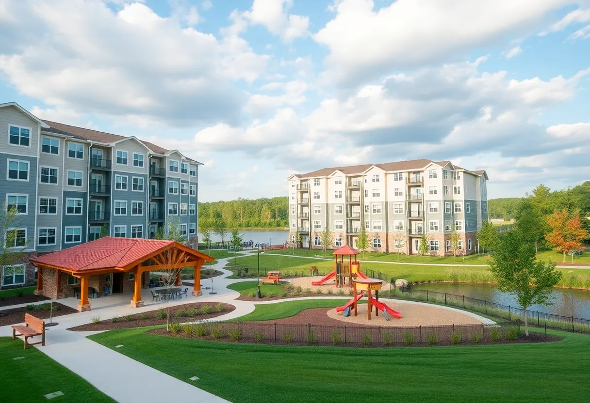 Riverside at Holston housing community near Holston River Park