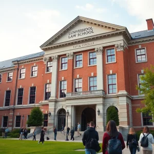Exterior view of the Frank Winston College of Law