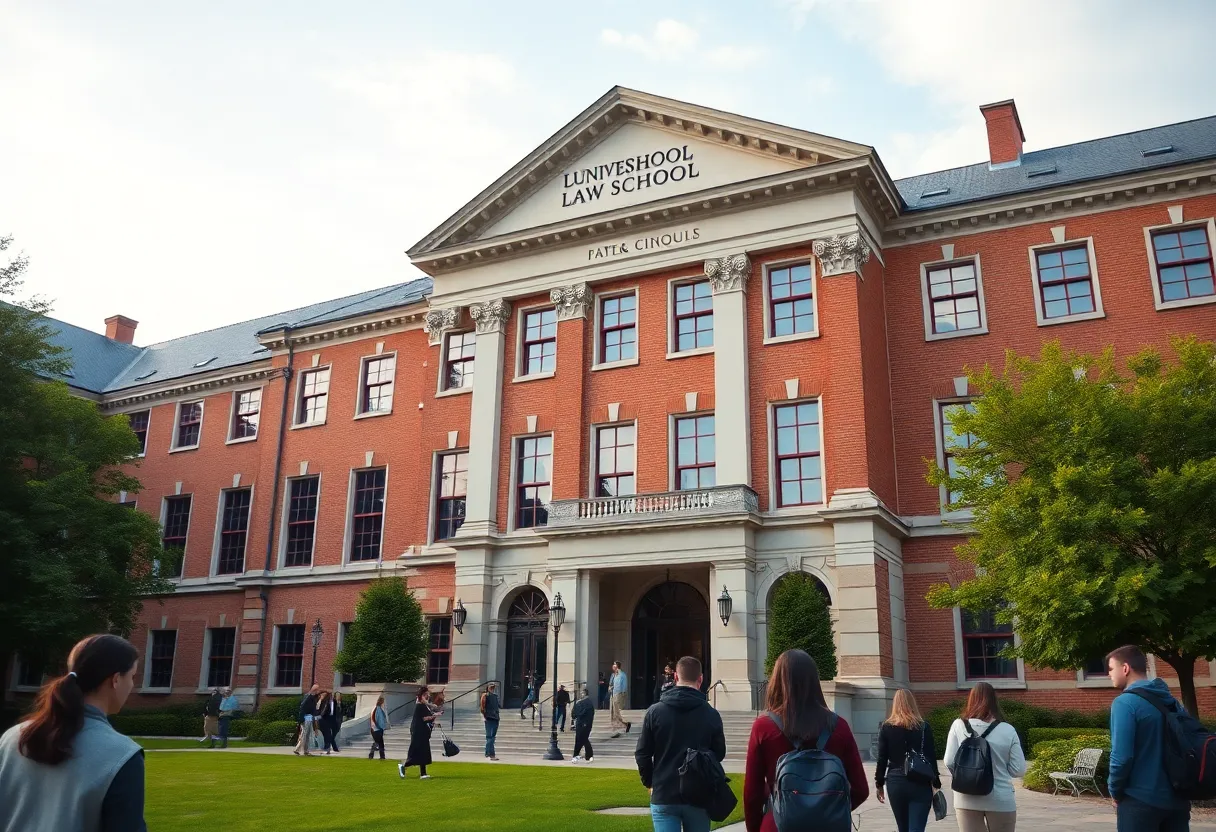 Exterior view of the Frank Winston College of Law
