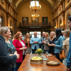 Community members celebrating Inside of Knoxville's anniversary