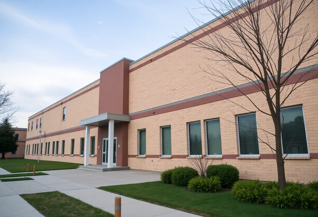 Exterior view of the Knox County Juvenile Detention Center
