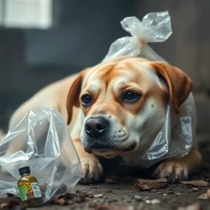 Image depicting the seriousness of a dog cruelty case.