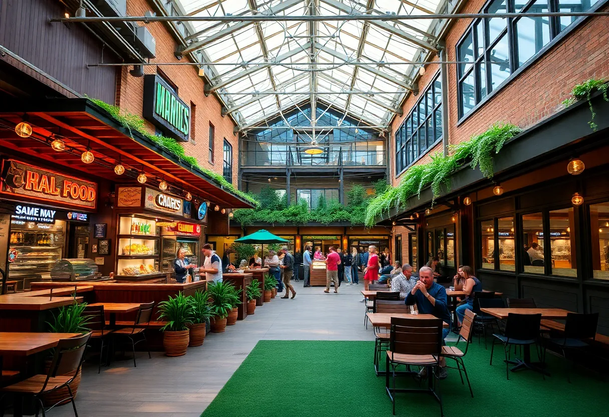 Revamped Marble City Market with diverse food offerings