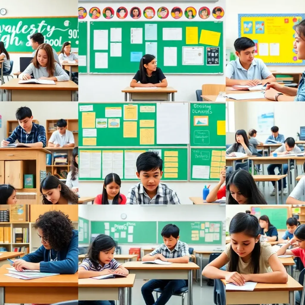Classrooms of diverse private high schools in Knoxville