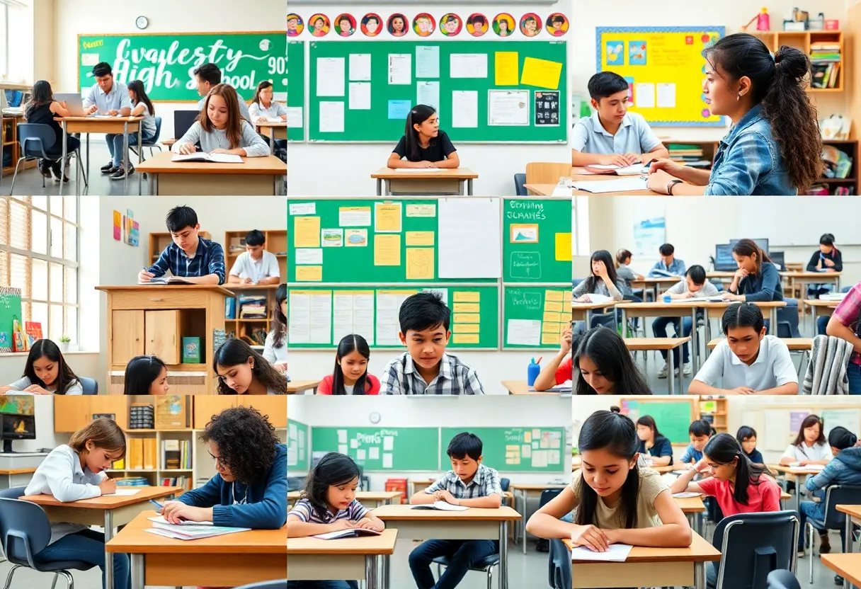 Classrooms of diverse private high schools in Knoxville