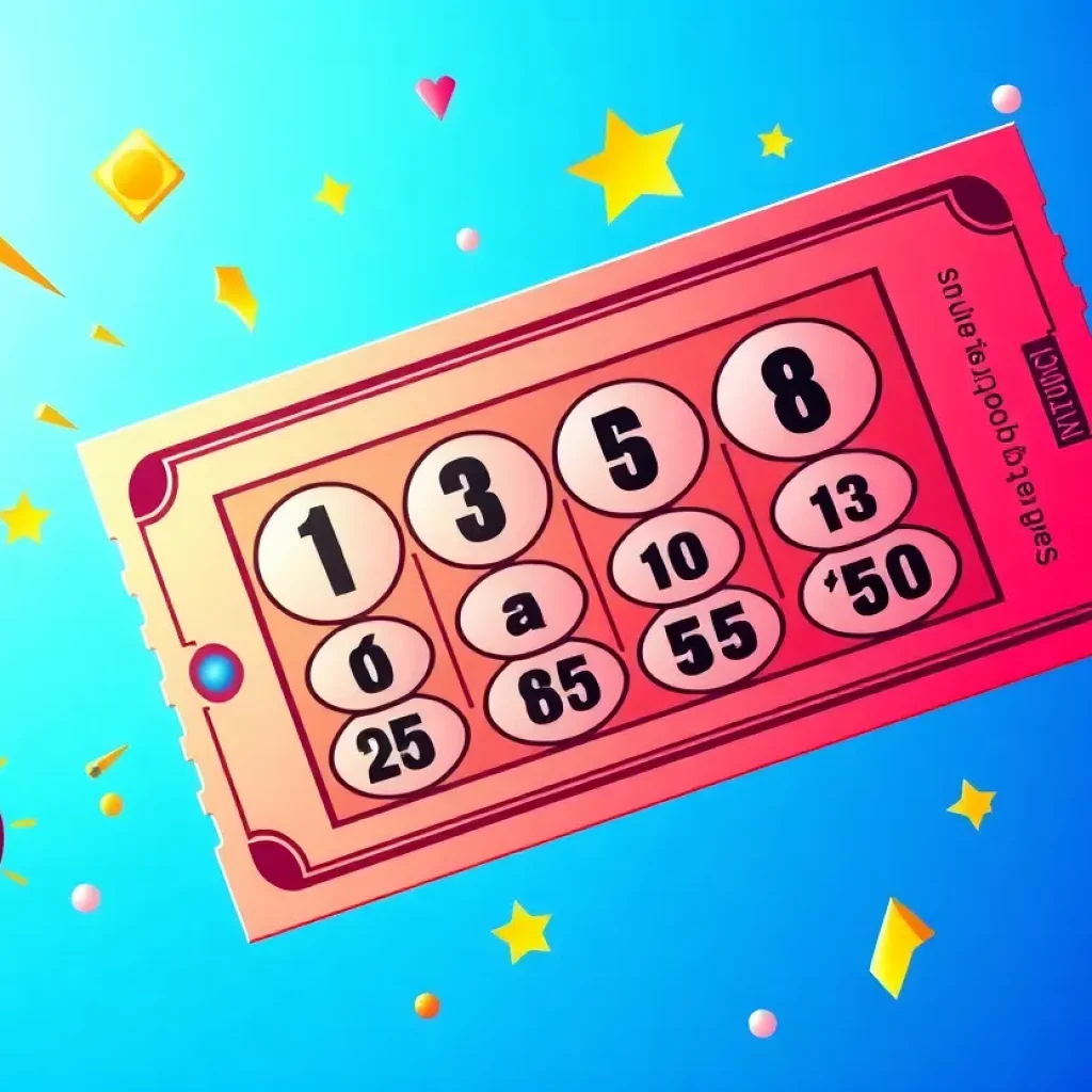 Winning lottery ticket from Tennessee Lottery
