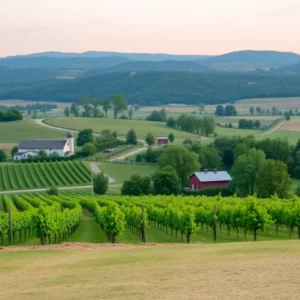 Tennessee Winery Landscape