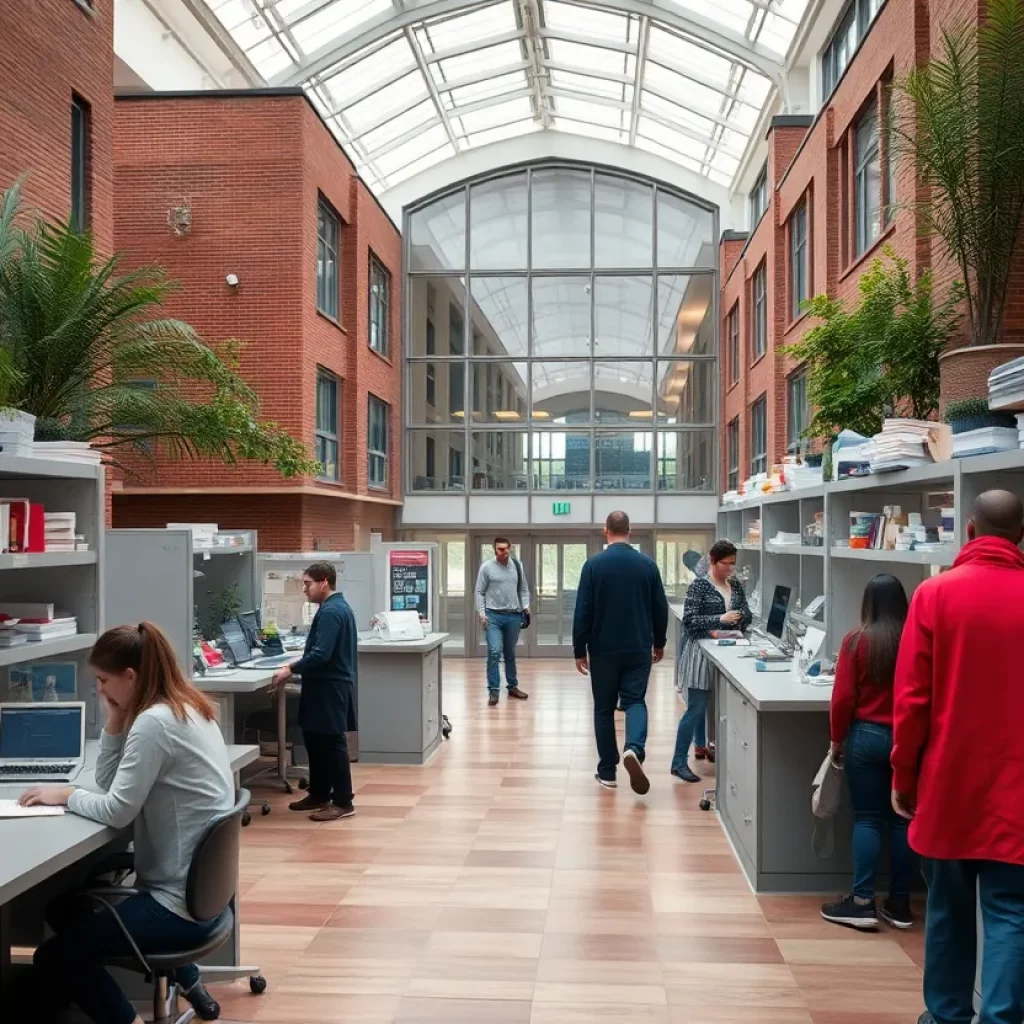 University of Tennessee campus showing research facilities